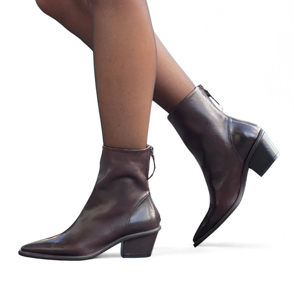 brune ankelboots