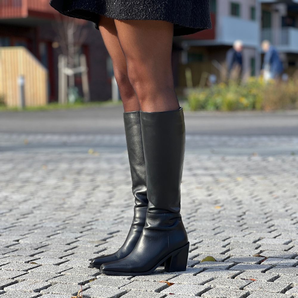 byPernille - Giovanna Støvlett Sort