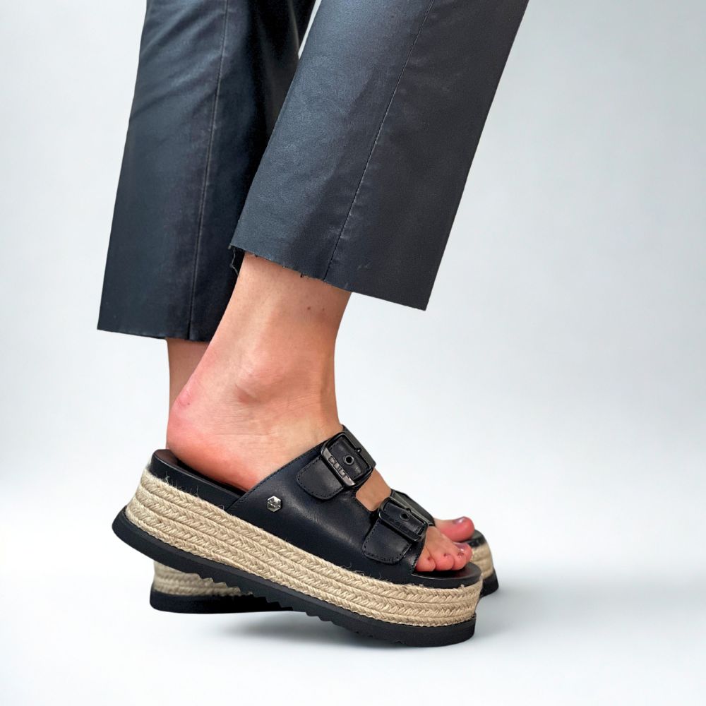 svarte espadrillos sandaler