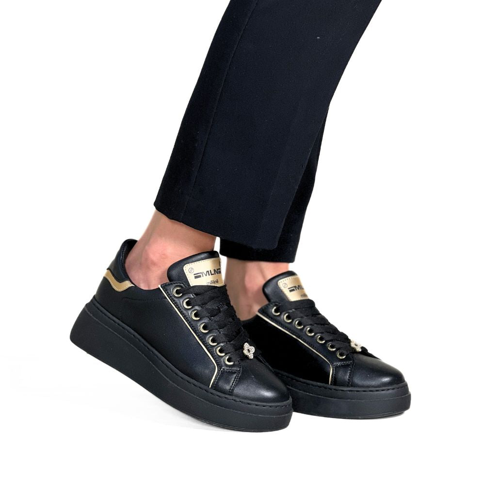 dame sneaker svart