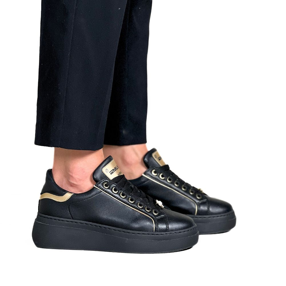 chunky dame sneakers sorte