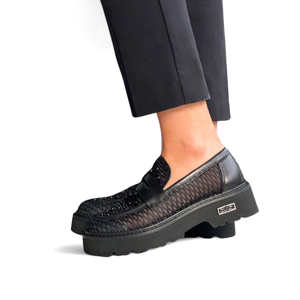 CULT - Alessia Loafer Sort Mesh