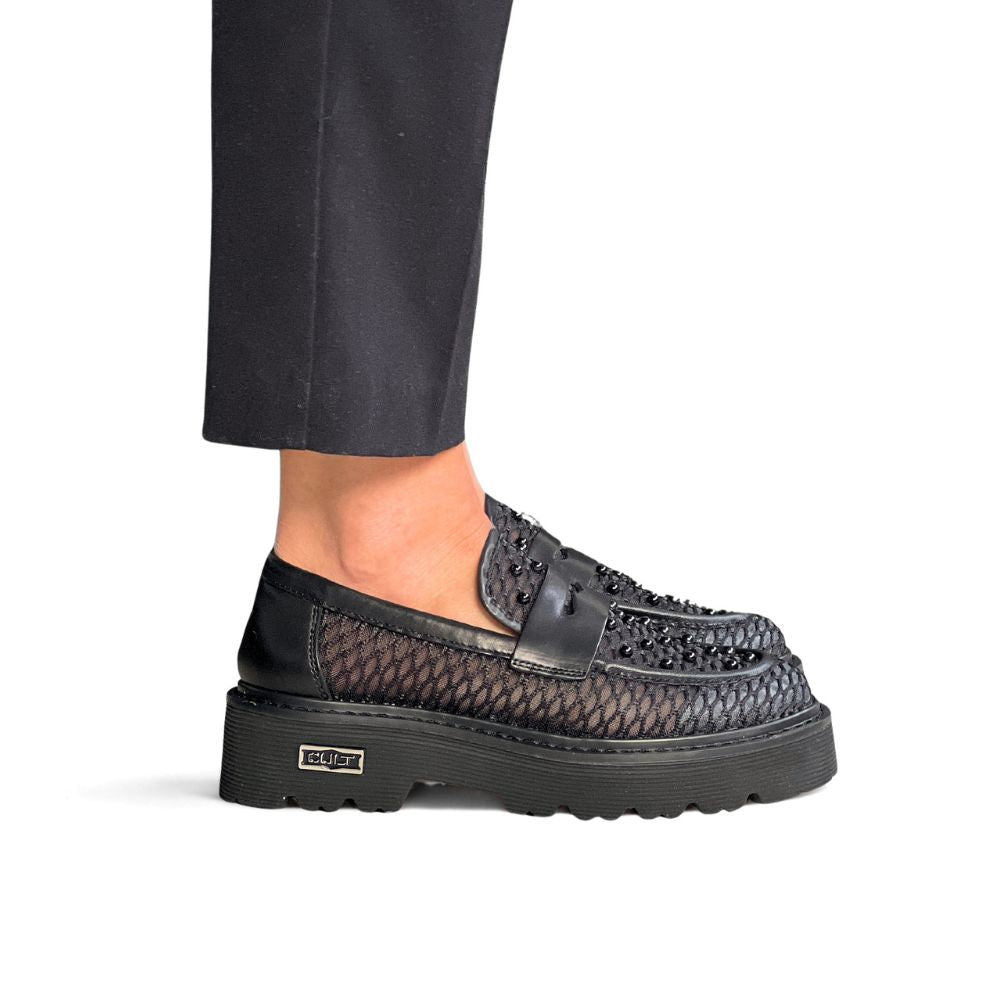 CULT - Alessia Loafer Sort Mesh
