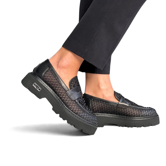 CULT - Alessia Loafer Sort Mesh