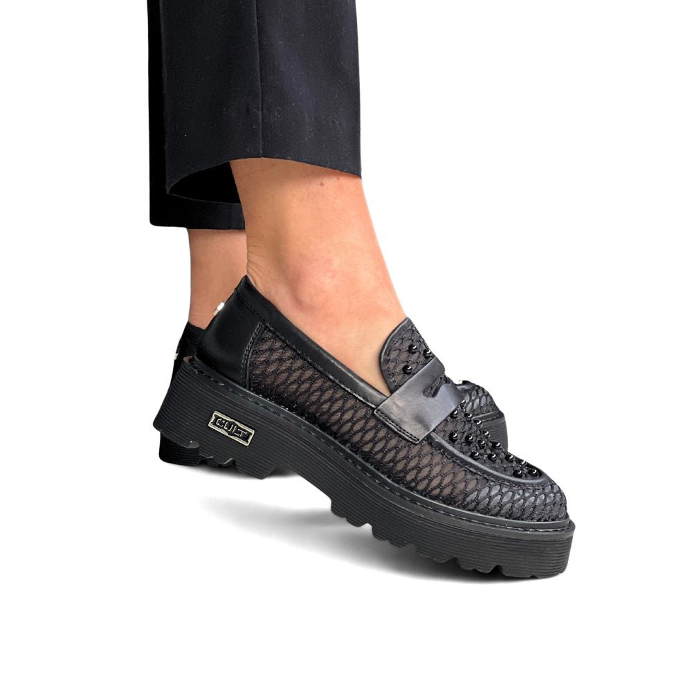 CULT - Alessia Loafer Sort Mesh