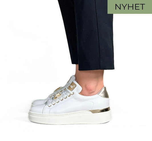 Hvite sneakers dame