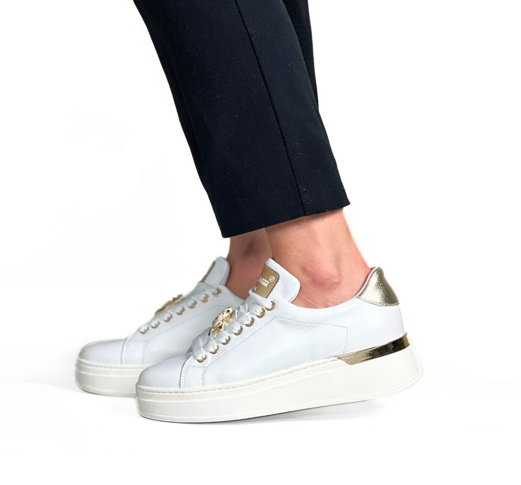 Hvite sneakers dame