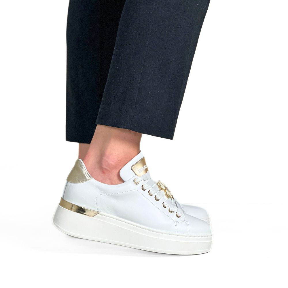 hvite chunky sneakers