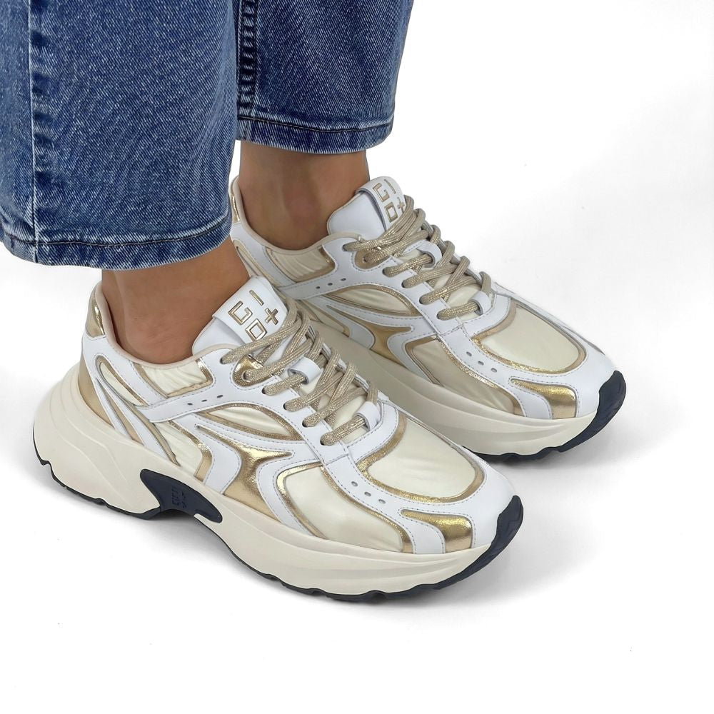 GIO+ Elvira Sneaker Kremfarget
