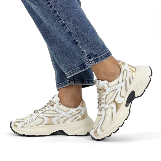 GIO+ Elvira Sneaker Kremfarget