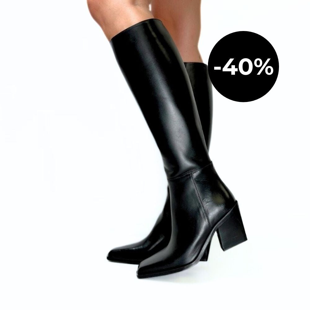 byPernille - Giovanna Støvlett Sort