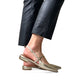 slingback gull metallic