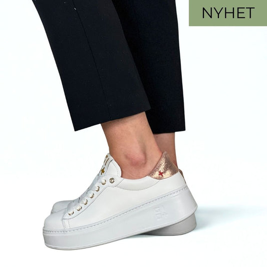 GIO+ Rosetta Sneaker Hvit med rosa
