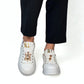 GIO+ Rosetta Sneaker Hvit med rosa