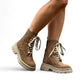 Boots i brunt semsket skinn 